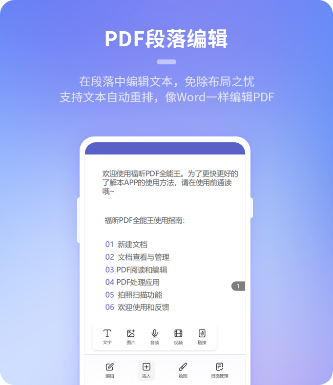 PDF文件編輯