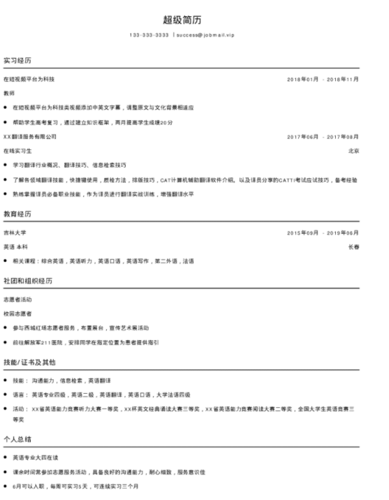 福昕云模板介紹?大學生職務的作用, 畢業(yè)生簡歷可以寫什么